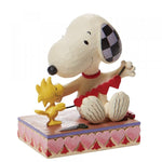 Peanuts by Jim Shore - Snoopy with Hearts Garland Figurine - enesco, great gift, Peanuts, Peanuts by Jim Shore, Snoopy, Snoopy and Woodstock, Snoopy Figurine, valentine, valentines - Gadgetz Home