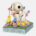 Peanuts van Jim Shore - Snoopy met Hearts Garland beeldje