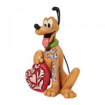 Disney Traditions Jim Shore - Pluto Heart Mini Figurine 9 cm