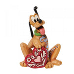 Disney Traditions Jim Shore - Pluto Heart Mini Figurine 9 cm