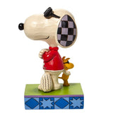 Peanuts by Jim Shore - Joe Cool Snoopy and Woodstock Figurine - enesco, great gift, Peanuts, Peanuts by Jim Shore, Snoopy, Snoopy and Woodstock, Snoopy Figurine - Gadgetz Home