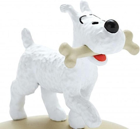 Tintin figurine - Snowy with a bone