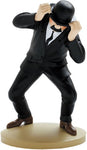 Tintin figurine - Janssen/Dupond with hat, 12 cm. Official collector's item.