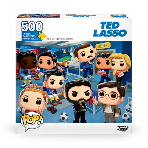 POP! Puzzle – Ted Lasso - 500 pieces - great gift, Jigsaw Puzzle, puzzel, puzzle, puzzles, Ted Lasso, tv series - Gadgetz Home