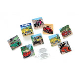 Tintin Set of 8 Coasters Cars theme. - coaster, coaster tintin, New Arrivals, Tintin, tintin cars - Gadgetz Home