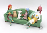 Tintin Metal Sofa Scene Limited Edition NEW