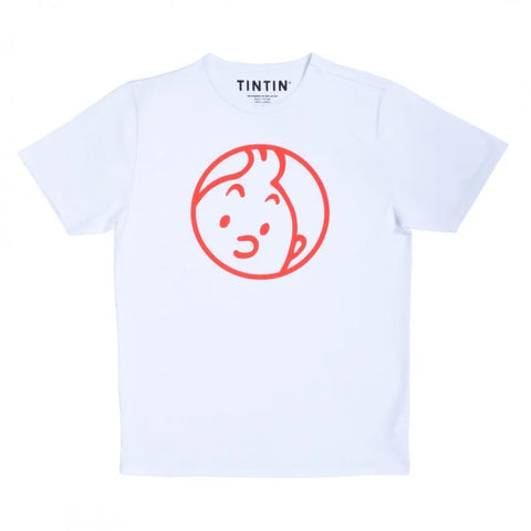 Tintin T-Shirt - Tintin Face White