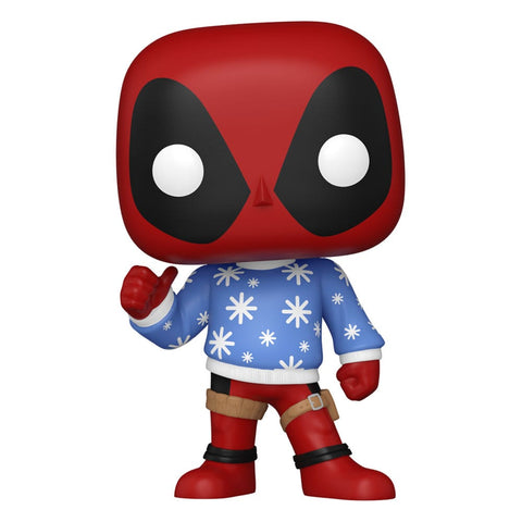 Marvel Holiday POP! Marvel Vinyl Figure Deadpool 1283 - christmas, Deadpool, Funko, Funko POP, Holiday, Marvel - Gadgetz Home