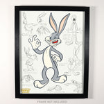 Looney Tunes: Bugs Bunny Art Print Fan-Cel 36 x 28 cm - art print, bugs bunny, collectors item, fan-cel, fanattik, great gift, limited edition, looney tunes, new arrival, poster - Gadgetz Home