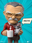 Stan Lee Mini Co. PVC Figure Stan Lee with Grumpy Cat 14 cm