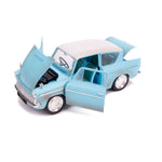 Harry Potter Hollywood Rides Diecast Model 1/24 1959 Ford Anglia with Figure - 1959 Ford Anglia, cars, diecast, Harry Potter, Hollywood Rides, jada toys, movies, vehicles - Gadgetz Home