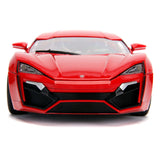 The Fast and Furious Diecast Model Hollywood Rides 1/18 Lykan Hypersport with Dom Figur - cars, diecast, diecast car, fast and furious, Hollywood Rides, movies - Gadgetz Home