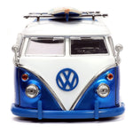 Lilo & Stitch Hollywood Rides Diecast Model 1/24 1962 Volkwagen Bus with Stitch Figure - 1962 Volkwagen Bus, cars, diecast, diecast car, Disney, Hollywood Rides, jada toys, lilo&stitch, New Arrivals - Gadgetz Home