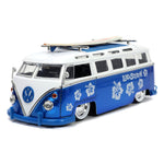 Lilo & Stitch Hollywood Rides Diecast Model 1/24 1962 Volkwagen Bus with Stitch Figure - 1962 Volkwagen Bus, cars, diecast, diecast car, Disney, Hollywood Rides, jada toys, lilo&stitch, New Arrivals - Gadgetz Home