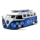 Lilo & Stitch Hollywood Rides Diecast Model 1/24 1962 Volkwagen Bus with Stitch Figure - 1962 Volkwagen Bus, cars, diecast, diecast car, Disney, Hollywood Rides, jada toys, lilo&stitch, New Arrivals - Gadgetz Home