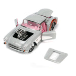 Looney Tunes Hollywood Rides Diecast Model 1/24 1957 Chevrolet Corvette with Bugs Bunny Figure - bugs bunny, Chevrolet Corvette, diecast, diecast car, Hollywood Rides, jada toys, looney tunes - Gadgetz Home