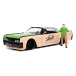 Marvel Hollywood Rides Diecast Model 1/24 1963 Lincoln Continental with Stan Lee Figure - 1963 Lincoln Continental, diecast, diecast car, Hollywood Rides, jada toys, Marvel, New Arrivals, stan lee - Gadgetz Home