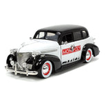 Monopoly Hollywood Rides Diecast Model 1/24 1939 Chevrolet Master Deluxe with Monopoly Figure - 1939 Chevrolet Master, cars, diecast, diecast car, Hollywood Rides, jada toys, monopoly - Gadgetz Home