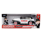 Monopoly Hollywood Rides Diecast Model 1/24 1939 Chevrolet Master Deluxe with Monopoly Figure - 1939 Chevrolet Master, cars, diecast, diecast car, Hollywood Rides, jada toys, monopoly - Gadgetz Home