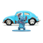 Lilo & Stitch Hollywood Rides Diecast Model 1/32 Blue Volkswagen Beetle with Stitch Figure - cars, diecast, diecast car, Disney, Hollywood Rides, jada toys, lilo&stitch, Volkswagen Beetle - Gadgetz Home