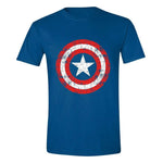 Marvel T-Shirt Captain America Cracked Shield