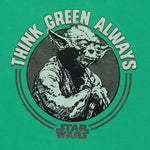 Star Wars T-Shirt Yoda Think Green Always