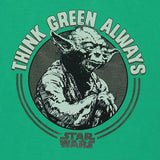 Star Wars T-Shirt Yoda Think Green Always