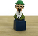 Tintin Moulinsart Professor Calculus figurine PVC 7.5 cm 42495 - Tintin figurine/figures - aeroplane, Airplane, calculus, Kuifje, moulinsart, professor, professor zonnebloem, soviets, Tintin, zonnebloem - Gadgetz Home