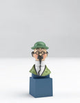 Tintin Moulinsart Professor Calculus figurine PVC 7.5 cm 42495 - Tintin figurine/figures - aeroplane, Airplane, calculus, Kuifje, moulinsart, professor, professor zonnebloem, soviets, Tintin, zonnebloem - Gadgetz Home