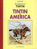 Tintin - The Adventures Tintin in America - English edition, black and white drawings. Official Tintin edition. -  - Gadgetz Home