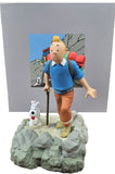 Tintin statue - Tintin as Hiker (Randonneur, from Rocket to the moon) Collectible Icon made by Moulinsart. - collectors item, Destination Moon, hiker, Kuifje, maanwandelaar, moon, Moulinsart, Raket naar de maan, Rocket, Tim, tintin, tintin beeld, tintin statue - Gadgetz Home