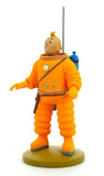 Tintin - Statue of Tintin as an astronaut - 12 cm - Resin - Official Moulinsart - kuifje, lunar rocket, Moulinsart, rocket red white, tim und struppi, tintin, tintin rocket - Gadgetz Home