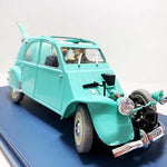 Tintin Scale Car 1/24: The Broken down Citroën 2CV (2020) N°11 - The Castafiore Emerald - 2cv, car, Car tintin, citroën 2cv, collectors item, Moulinsart, The Broken down Citroën 2CV, The Castafiore Emerald, thompson, Tintin, tintinimaginatio - Gadgetz Home