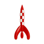 Tintin: Destination Moon - Rocket 30 cm - Destination Moon, exceptional collecting, Kuifje, lunar rocket, Moulinsart, raket, Red White, Rocket, Tim, Tintin, tintinimaginatio - Gadgetz Home