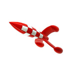 Tintin: Destination Moon - Rocket 30 cm - Destination Moon, exceptional collecting, Kuifje, lunar rocket, Moulinsart, raket, Red White, Rocket, Tim, Tintin, tintinimaginatio - Gadgetz Home