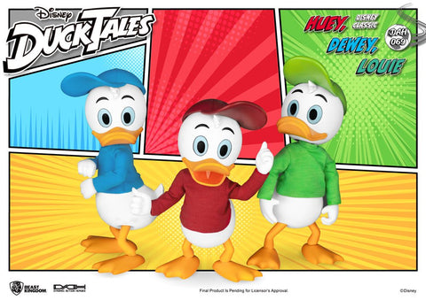 DuckTales: Huey, Dewey & Louie Action Figure 3-Pack 10 cm - Beast Kingdom, collectors item, Dewey and Louie, Disney, ducktales, Dynamic 8ction Heroes, Huey - Gadgetz Home