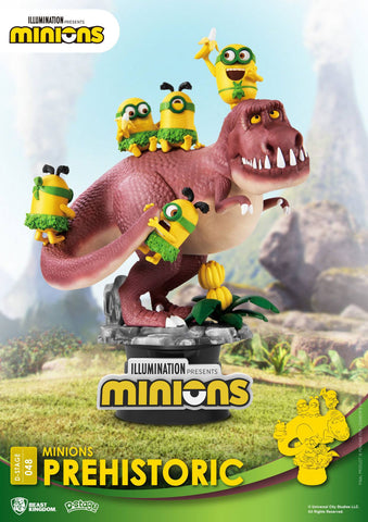 Minions D-Stage PVC Diorama Prehistoric 15 cm - Beast Kingdom, collectors item, d-stage, diorama, minions, movies, prehistoric, Statue - Gadgetz Home