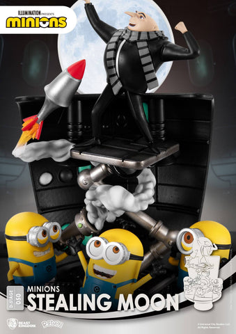 Minions D-Stage PVC Diorama Stealing Moon 15 cm - Beast Kingdom, collectors item, d-stage, diorama, minions, movies, Statue, stealing moon, tv series - Gadgetz Home