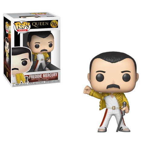 Queen POP! Rocks Vinyl Figure Freddie Mercury Wembley 1986 96 - freddie mercury, Funko, music, POP!, Queen, wembley 1986 - Gadgetz Home