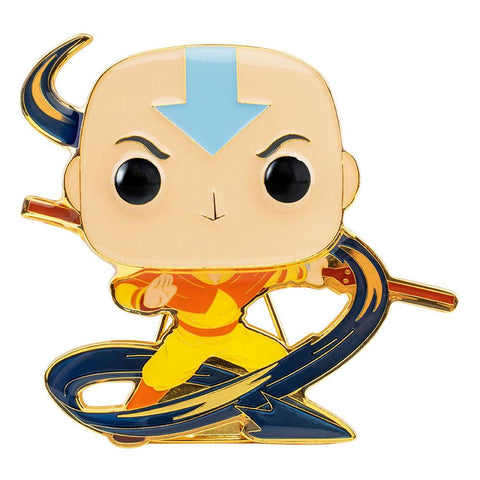 Avatar The Last Airbender POP! Enamel Pin Aang 10 cm N°11 - Aang, Avatar, brooches, Chase, enamel pin, Funko, Funko POP, movies, POP! Pin, The Last Airbender - Gadgetz Home