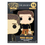 Friends POP! Enamel Pin Ross with Monkey 10 cm - brooches, enamel pin, friends, Funko, Funko POP, POP! Pin, Ross, tv, tv series - Gadgetz Home