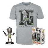 Funko POP! Collectors Box: Star Wars The Mandalorian POP! & Tee Box Child In Satchel - collectors box, Disney, Funko, IG-11, POP!, POP! & Tee, Star Wars, The Mandalorian, tv, tv series - Gadgetz Home