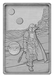 Star Wars The Mandalorian Iconic Scene Collection Limited Edition Ingot The Mandalorian - collectors item, fanattik, limited edition, metal ingot, movies, Star Wars, The Mandalorian - Gadgetz Home