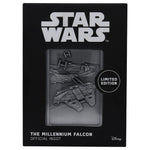 Star Wars Iconic Scene Collection Limited Edition Ingot The Millenium Falcon - collectors item, fanattik, limited edition, metal ingot, millenium falcon, movies, Star Wars - Gadgetz Home