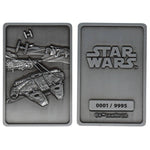 Star Wars Iconic Scene Collection Limited Edition Ingot The Millenium Falcon - collectors item, fanattik, limited edition, metal ingot, millenium falcon, movies, Star Wars - Gadgetz Home