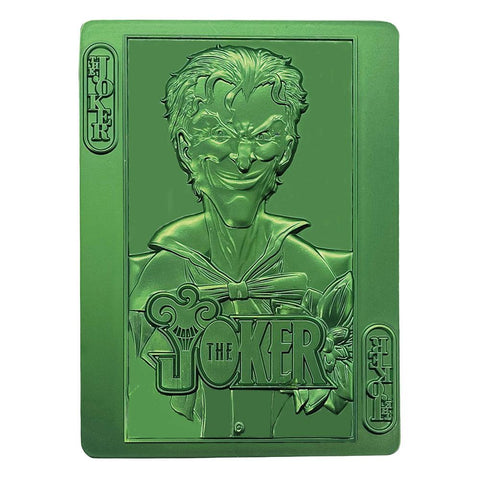 DC Comics Ingot The Joker Playing Card Limited Edition - collectors item, DC Comics, fanattik, limited edition, metal ingot, The Joker - Gadgetz Home