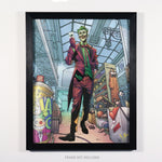 DC Comics Art Print The Joker Limited Edition Fan-Cel 36 x 28 cm - art print, collectors item, DC Comics, fan-cel, fanattik, great gift, limited edition, poster, The Joker - Gadgetz Home