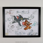 Tom & Jerry Art Print Limited Edition Fan-Cel 36 x 28 cm - art print, collectors item, fan-cel, fanattik, great gift, limited edition, poster, tom and jerry, tom&jerry, tv, tv series - Gadgetz Home