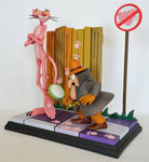 The Pink Panther Statue Pink Panther & The Inspector 41 cm - collectors item, exceptional collecting, Hollywood Collectibles pieces, limited edition, movies, pink panther, Statue, statues, tv, tv series - Gadgetz Home