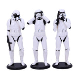 Star Wars Stormtrooper Figures 3-Pack Three Wise Stormtroopers 14 cm - movies, nemesis now, Star Wars, Statues Star Wars, Stormtrooper, three wise stormtroopers - Gadgetz Home